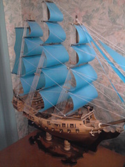 парусный корабль(модель)